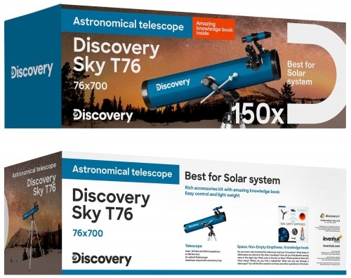 Телескоп, Discovery Sky T76 с книгой image 2