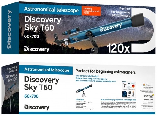 Телескоп, Discovery Sky T60 с книгой image 2