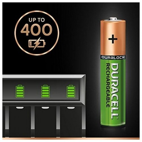 Rechargeable Batteries DURACELL StayCharged AAA (4pcs) HR03 AAA 1,2 V AAA image 2