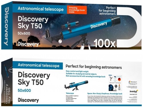 Discovery Sky T50 Teleskops ar grāmatu image 2