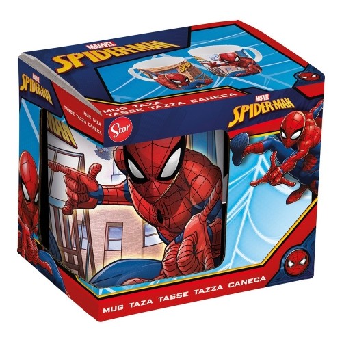 Кружка Mug Spiderman Great Power Керамика Красный Синий (11.7 x 10 x 8.7 cm) (350 ml) image 2