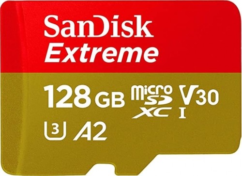 Sandisk memory card microSDXC 128GB Extreme + adapter image 2