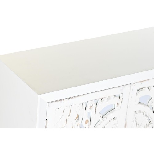 Sideboard DKD Home Decor White Mirror Fir MDF (80 x 35 x 102 cm) image 2