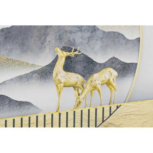 Set of 3 pictures DKD Home Decor Moutain Modern (200 x 3 x 70 cm) image 2