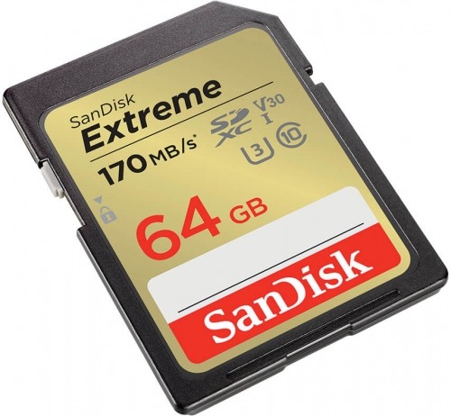 Sandisk memory card SDXC 64GB Extreme image 2
