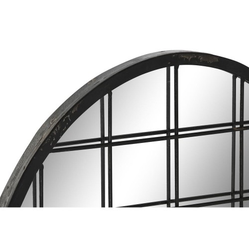 Wall mirror DKD Home Decor Black Metal (47,5 x 2,3 x 70 cm) image 2