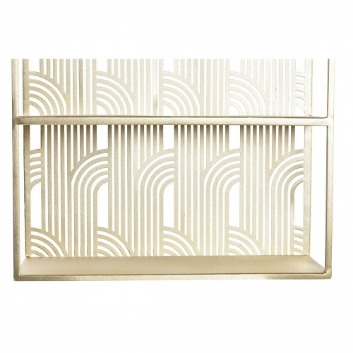 Shelves DKD Home Decor Golden Metal 40 x 15 x 60 cm image 2