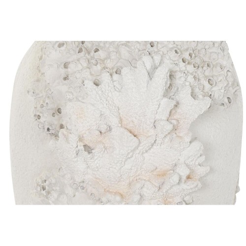 Vase DKD Home Decor White Resin Coral Mediterranean 37,5 x 31,7 x 81 cm image 2