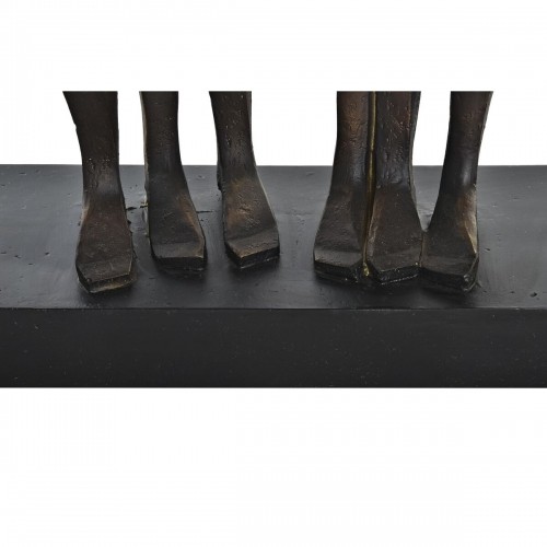 Decorative Figure DKD Home Decor Black Copper Resin Persons Modern (40 x 10,5 x 34,5 cm) image 2