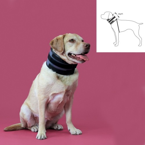 Cervical Collar for Dogs KVP Melns (20-64 cm) image 2