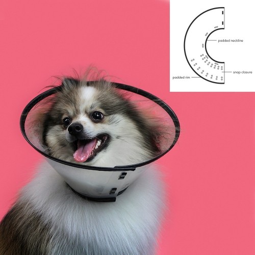 Elizabethan Dog Collar KVP Saf-T-Clear Transparent (22-43 cm) image 2