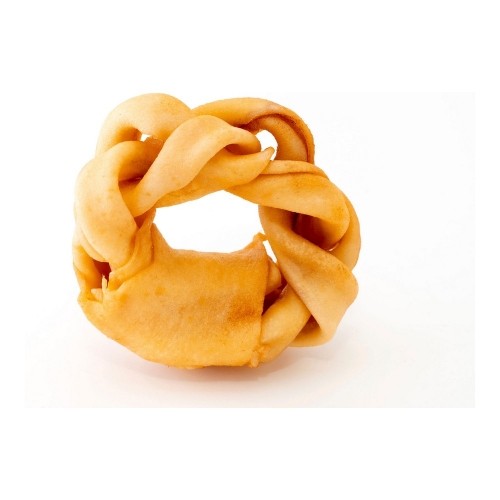 Dog Snack Gloria Snackys Rawhide Honey 12 cm Donut Braiding image 2