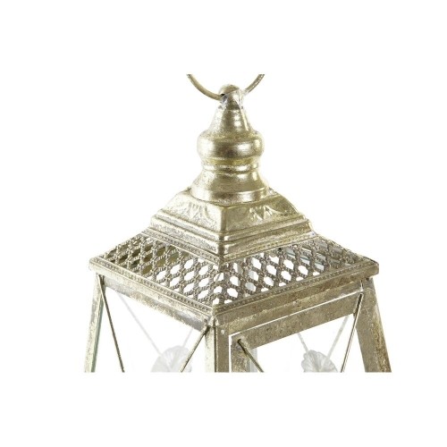 Lantern DKD Home Decor Crystal Golden Metal (18 x 18 x 36 cm) image 2