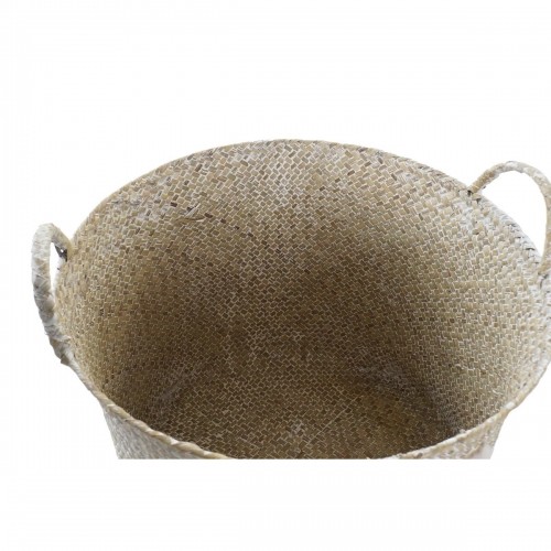 Basket set DKD Home Decor Polyester Natural Fibre (33 x 33 x 24 cm) image 2