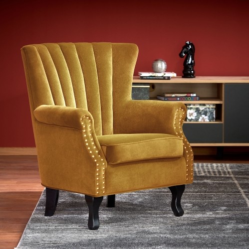 Halmar TITAN chair color: mustard image 2