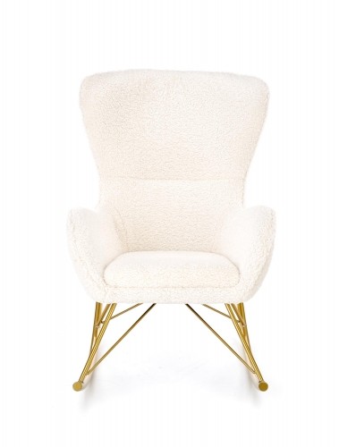 Halmar LIBERTO leisure armchair cream / gold image 2