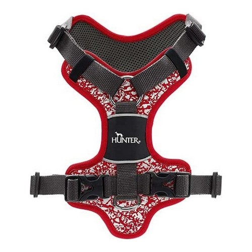 Dog Harness Hunter Divo Red Grey Reflective Size S (45-56 cm) image 2