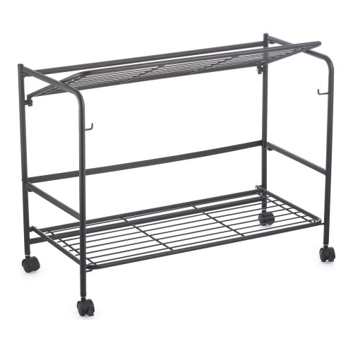 Shelves Confortime Black Iron Foldable With wheels (67 x 30 x 44,8 cm) image 2