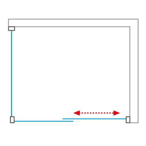 Roth PXBN/700 PROXIMA LINE Brillant/Transparent 527-7000000-00-02 душевая боковая стенка image 2