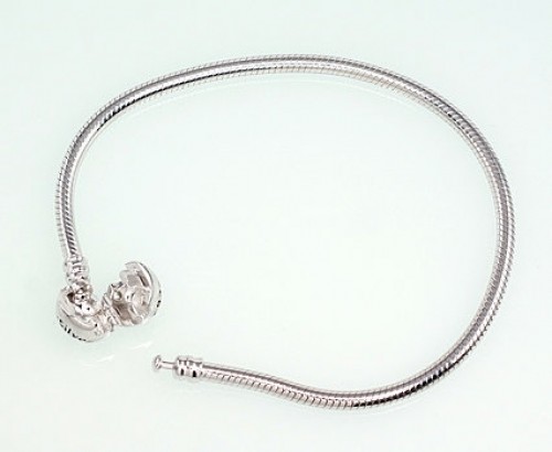 Серебряные браслеты #2600274(PRh-Gr), Серебро	925°, родий (покрытие), длина: 20 см, 15.7 гр. image 2