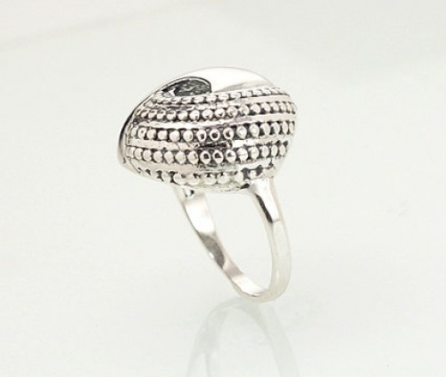Серебряное кольцо #2101184(POx-Bk), Серебро	925°, оксид (покрытие), Размер: 17, 4.3 гр. image 2