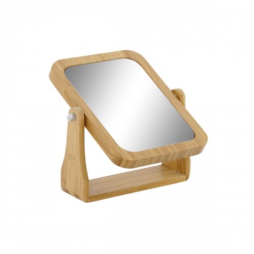 Увеличительное Зеркало DKD Home Decor Натуральный Бамбук (21,7 x 5,5 x 21,5 cm) image 2