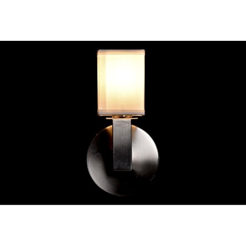 Настенный светильник DKD Home Decor Серебристый Металл полиэстер Белый 220 V 40 W (12 x 10 x 22 cm) image 2