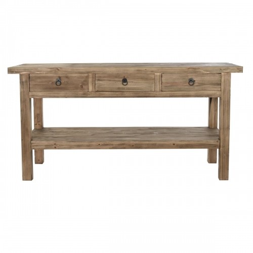 Console DKD Home Decor Brown Natural Wood Pinewood 170 x 45 x 90 cm image 2