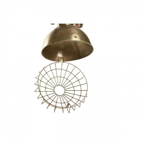 Ceiling Light DKD Home Decor 31 x 31 x 48 cm Golden Brown Iron Mango wood 50 W image 2