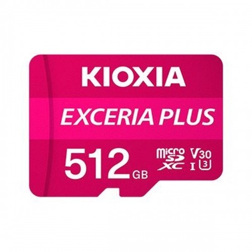 Карта памяти микро-SD с адаптером Kioxia PLUS UHS-I C10 R98 512 GB image 2