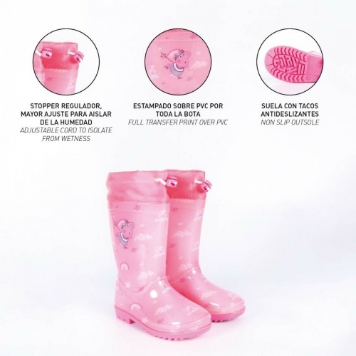 Children's Water Boots Peppa Pig Pink image 2