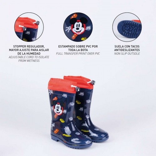 Children's Water Boots Mickey Mouse Blue image 2
