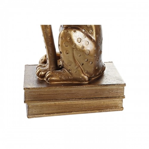 Bookend DKD Home Decor Leopard Resin Colonial (16 x 11 x 33 cm) image 2