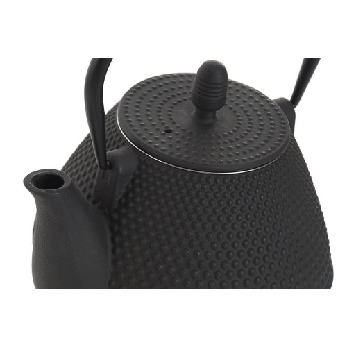 Teapot DKD Home Decor Black Stainless steel 1 L image 2