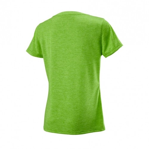 Wilson W T-SHIRT UWII SCRIPT TECH TEE BLADE GREEN image 2