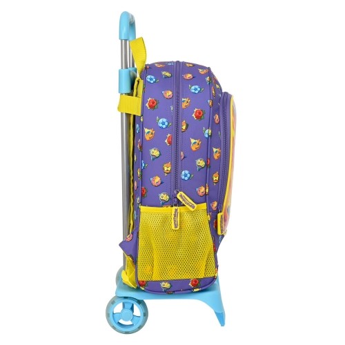 Школьный рюкзак с колесиками SuperThings Guardians of Kazoom Фиолетовый Жёлтый (32 x 42 x 14 cm) image 2