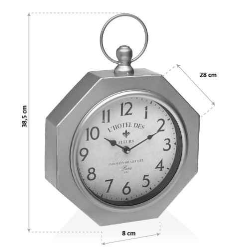 Sienas pulkstenis Versa GY Metāls (28 x 8 x 40 cm) image 2