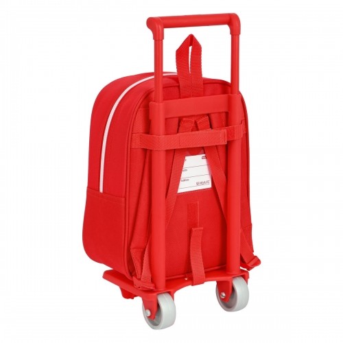 School Rucksack with Wheels Sevilla Fútbol Club Red (22 x 27 x 10 cm) image 2