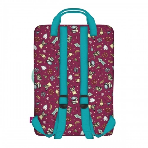 School Bag Gorjuss Fireworks Maroon (25 x 36 x 10 cm) image 2