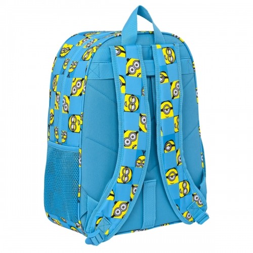 Школьный рюкзак Minions Minionstatic Синий (33 x 42 x 14 cm) image 2