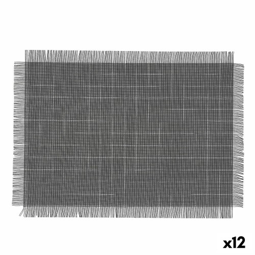 Galda paliktnis Bidasoa Ikonic Melns PVC (47,5 x 29,5 cm) (Pack 12x) image 2