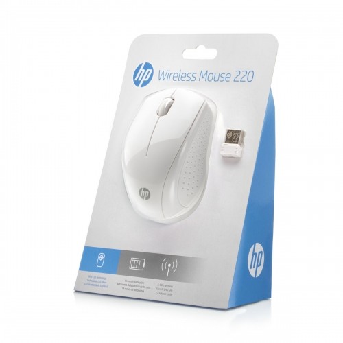 Wireless Mouse HP 7KX12AA#ABB 1600 dpi White (1 Unit) image 2
