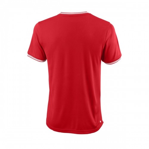 Wilson M TEAM II HIGH V-NECK Team Red image 2