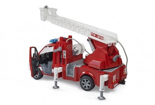 BRUDER MB Sprinter fire service with turntable ladder, pump and light & sound module, 02673 image 2