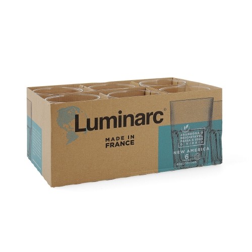 Стакан Luminarc New America Прозрачный Cтекло (40 cl) (Pack 6x) image 2