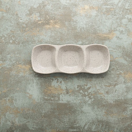 поднос для закусок Bidasoa Ikonic Серый Пластик (28,6 x 10,9 x 3,1 cm) (Pack 12x) image 2