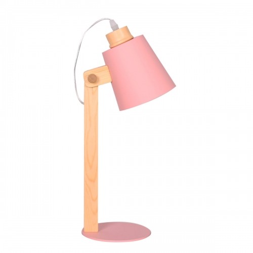 Настольная лампа DKD Home Decor Натуральный Розовый Металл Деревянный Зеленый (2 штук) (18 x 20 x 45 cm) image 2