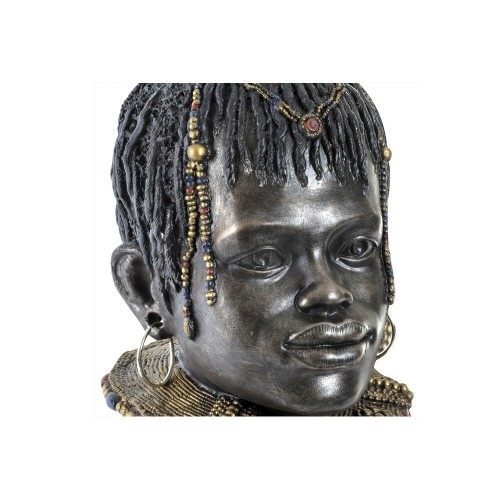 Dekoratīvās figūriņas DKD Home Decor Āfrikas sieviete Sveķi (26 x 20 x 42 cm) (2 gb.) image 2