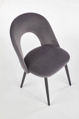 Halmar K384 chair, color: grey image 2