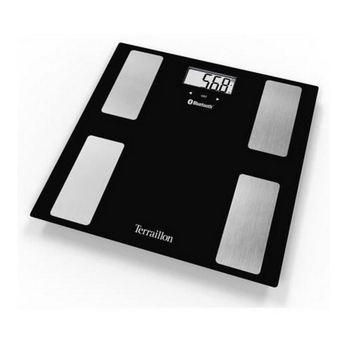 Digital Bathroom Scales Terraillon Nº 14712 Black Crystal image 2